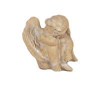 Thumbnail for Windblown Angel Down Cast Stone Outdoor Asian Collection Statues Tuscan 