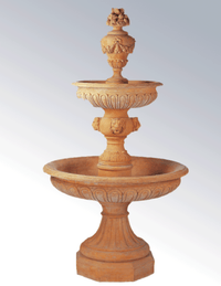 Thumbnail for Windsor Cast Stone Outdoor Garden Fountain Fountain Tuscan 