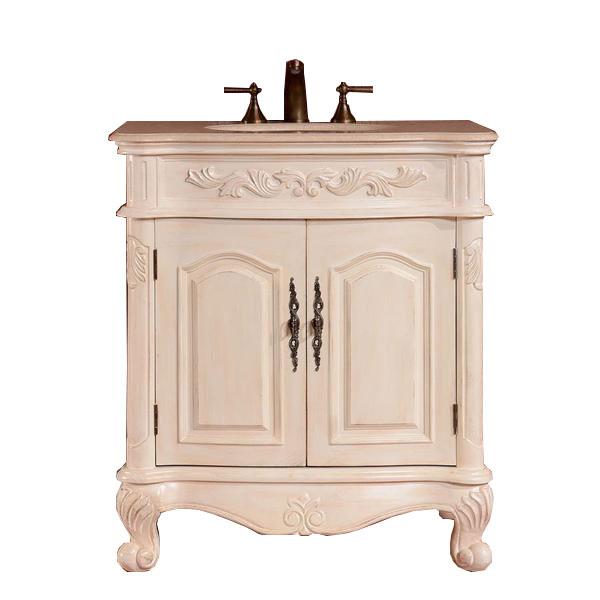 Silkroad 32" Traditional Single Sink Bathroom Vanity Vanity Silkroad Exclusive 