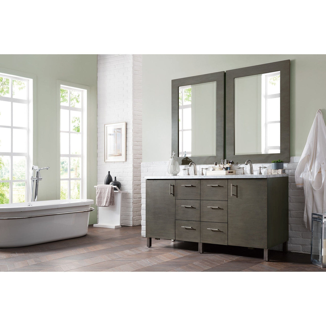 James Martin Metropolitan 60" Double Vanity Vanity James Martin 