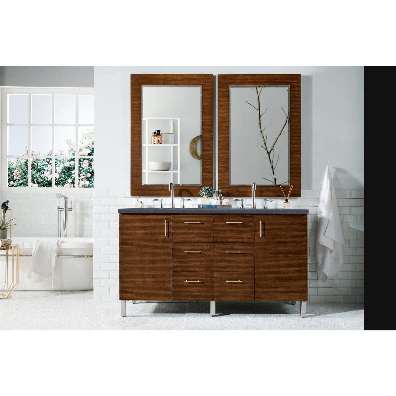 James Martin Metropolitan 60" Double Vanity Vanity James Martin 