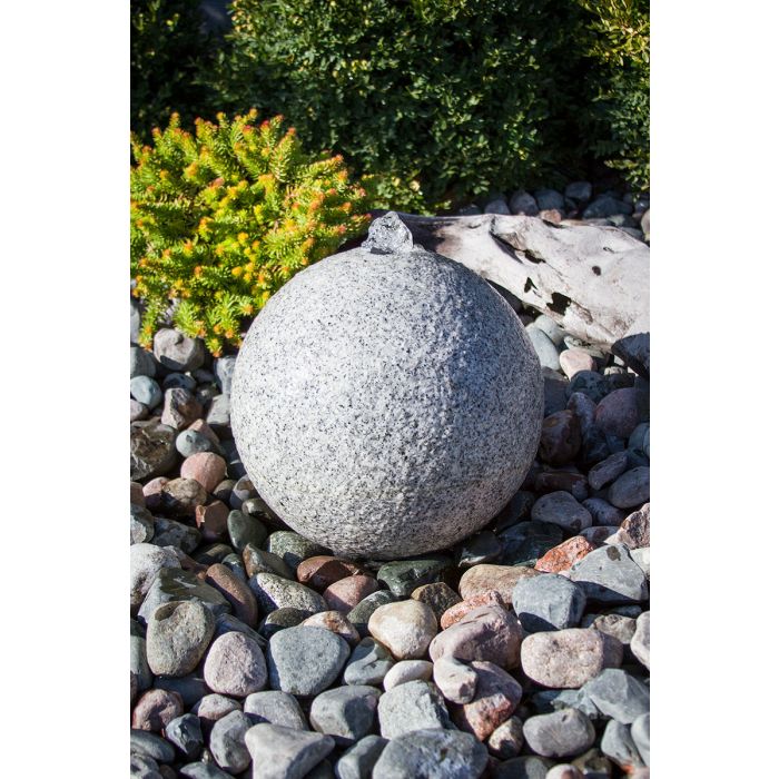 Real Stone Fountains ABGS12K Fountain Kit - 12″ Granite Sphere Fountain Blue Thumb 