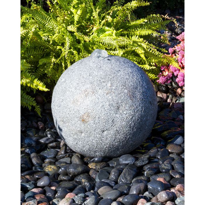 Real Stone Fountains ABGS16K Fountain Kit - 16″ Granite Sphere Fountain Blue Thumb 