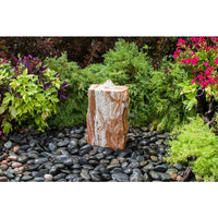 Thumbnail for Real Stone Fountains ABTV118 Travertine Fountain Kit - Small 18″ Fountain Blue Thumb 