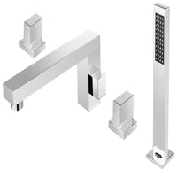 Thumbnail for ANZZI Vernal 2-Handle Deck-Mount Roman Tub Faucet bathtub faucets ANZZI 