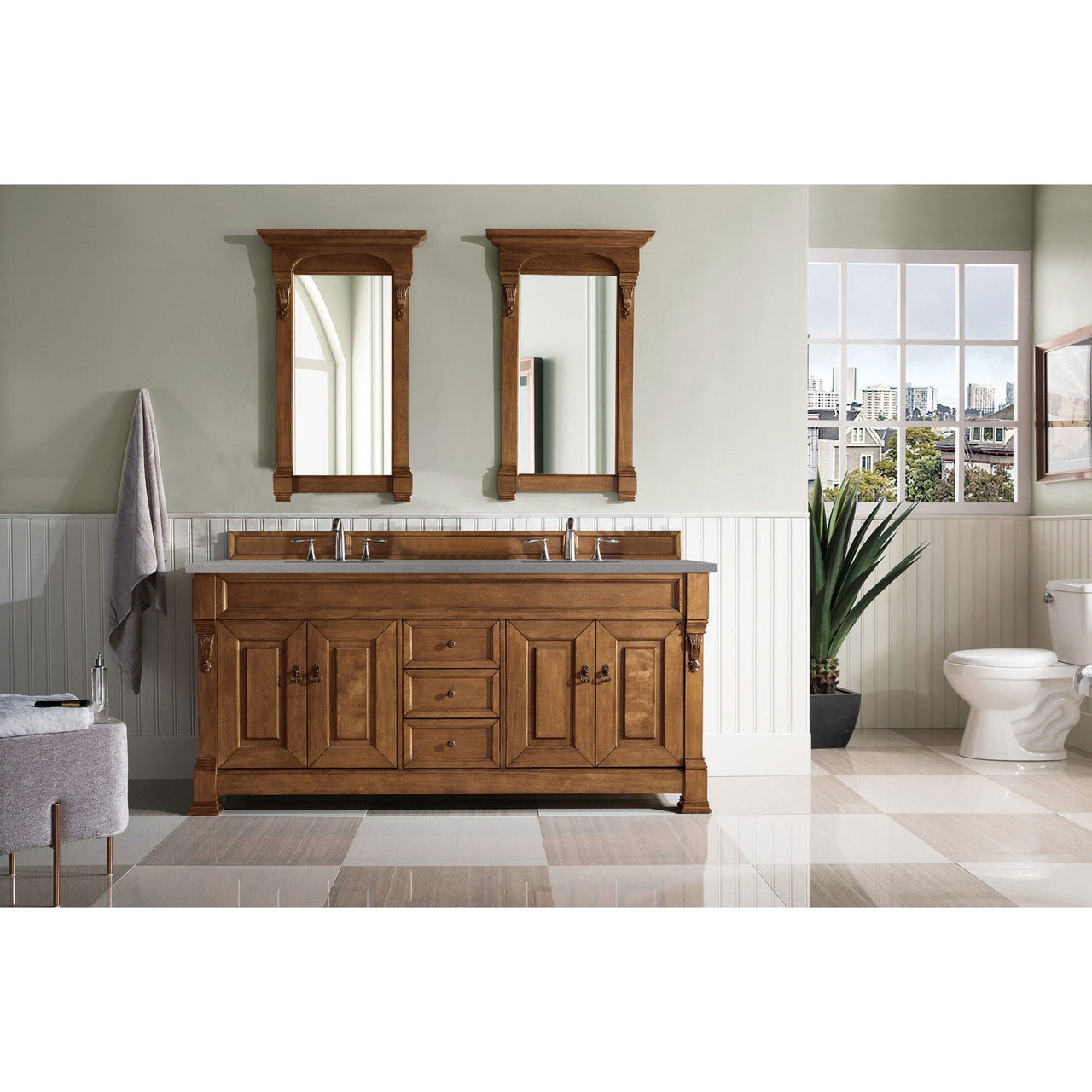 James Martin Brookfield 72" Double Vanity Vanities James Martin 