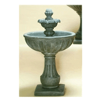 Thumbnail for Alba Cast Stone Outdoor Garden Fountain Tall Fountain Tuscan 