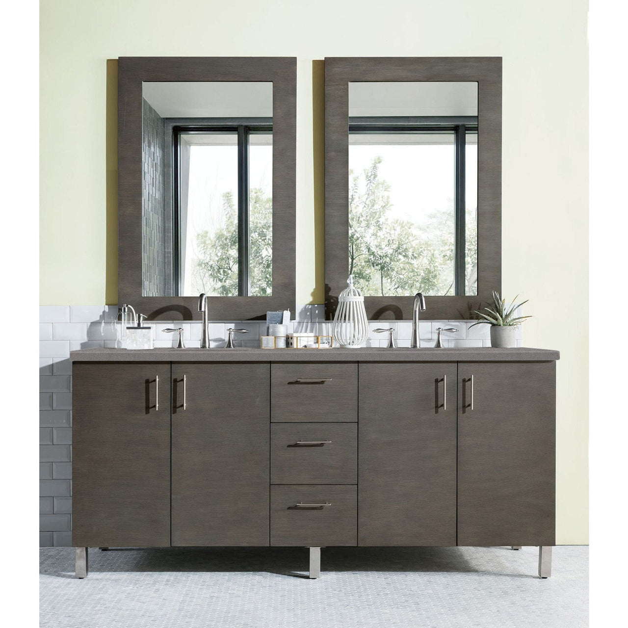 James Martin Metropolitan 72" Double Vanity Vanity James Martin 