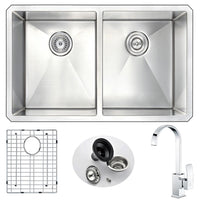 Thumbnail for ANZZI VANGUARD Series K32192A-035 Kitchen Sink Kitchen Sink ANZZI 