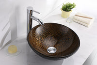 Thumbnail for ANZZI Nile Series LS-AZ199 Vessel Sink - Glass Bathroom Sink ANZZI 