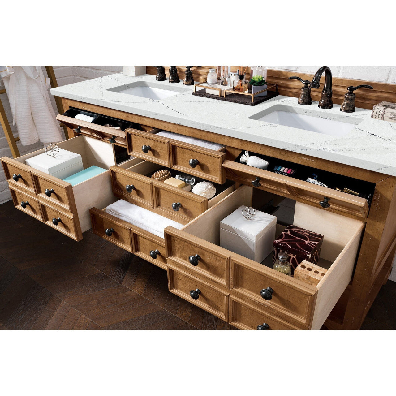 James Martin Malibu 72" Double Vanity Vanity James Martin 