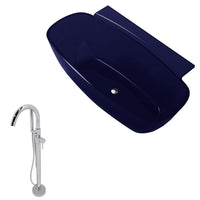 Thumbnail for ANZZI Vida FT523BL-0025 Bathtub Bathtub ANZZI 