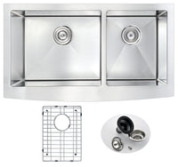 Thumbnail for ANZZI ELYSIAN Series KAZ3320-035B Kitchen Sink Kitchen Sink ANZZI 