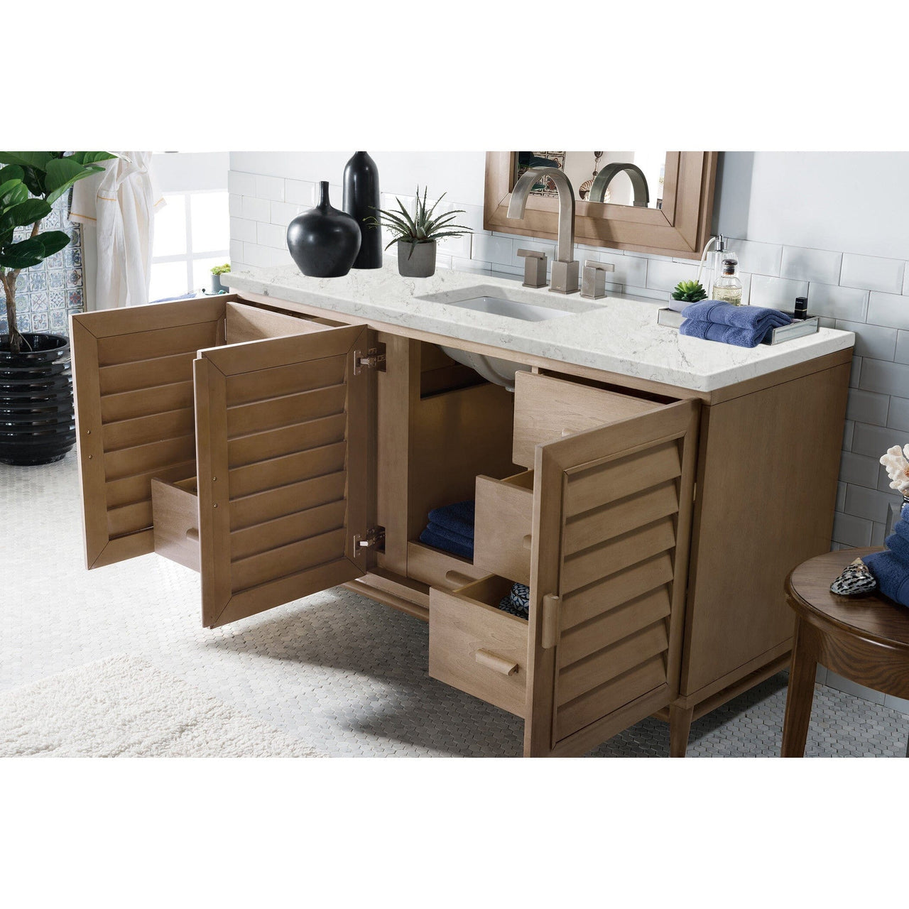 James Martin Portland 60" Single Vanity Vanity James Martin 