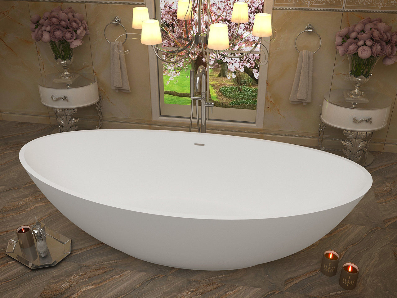 ANZZI Ala FT-AZ508 FreeStanding Bathtub FreeStanding Bathtub ANZZI 