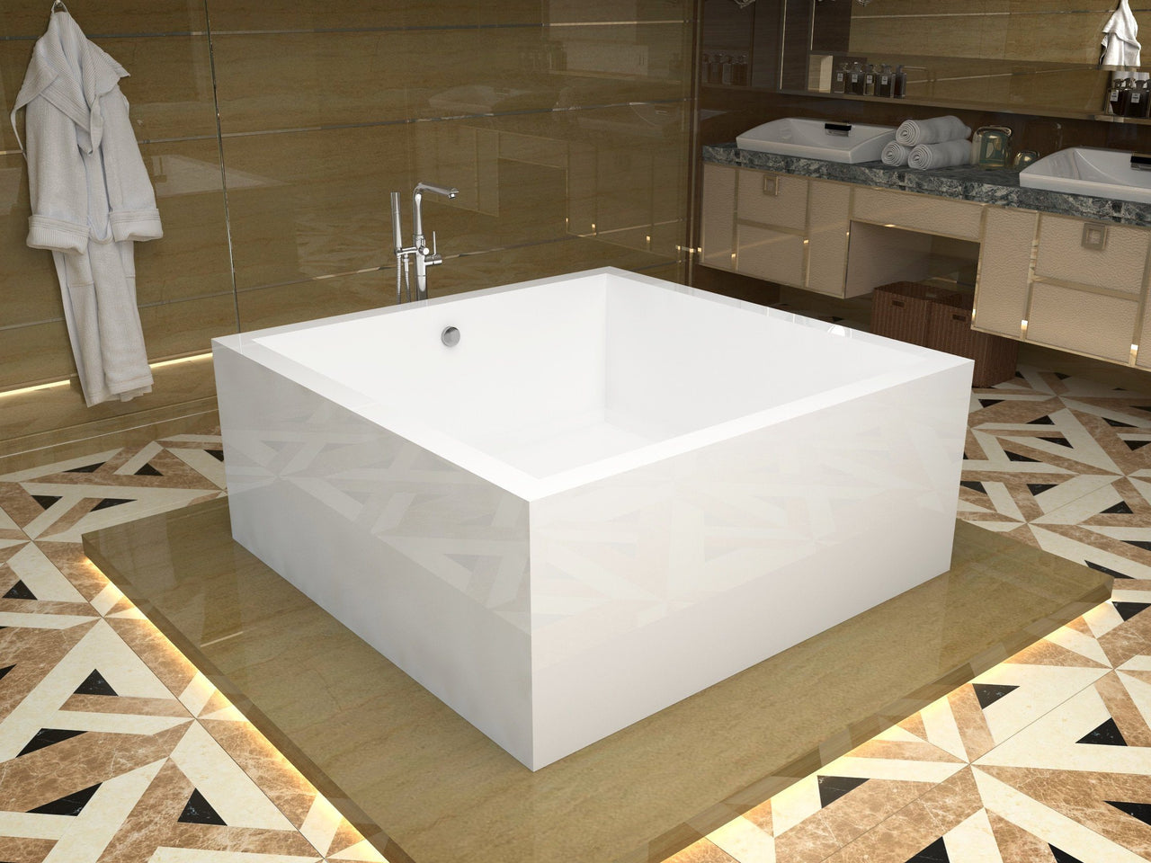 ANZZI Apollo FT-AZ400 FreeStanding Bathtub FreeStanding Bathtub ANZZI 