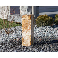 Thumbnail for Real Stone Fountains ABTV124 Travertine Fountain Kit - Medium 24″ Fountain Blue Thumb 
