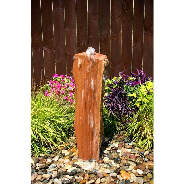 Real Stone Fountains BTTBK027 Sandstone Artisan Rock Fountain Fountain Blue Thumb 