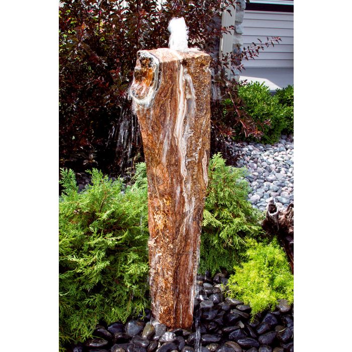 Real Stone Fountains BTTBK033 Desert Onyx Artisan Rock Fountain Fountain Blue Thumb 