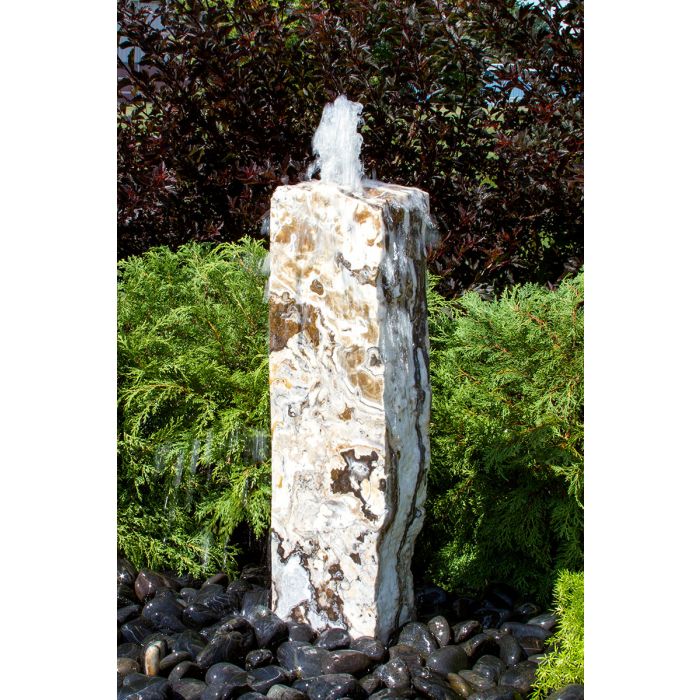 Real Stone Fountains BTTBK045 Desert Onyx Artisan Rock Fountain Fountain Blue Thumb 