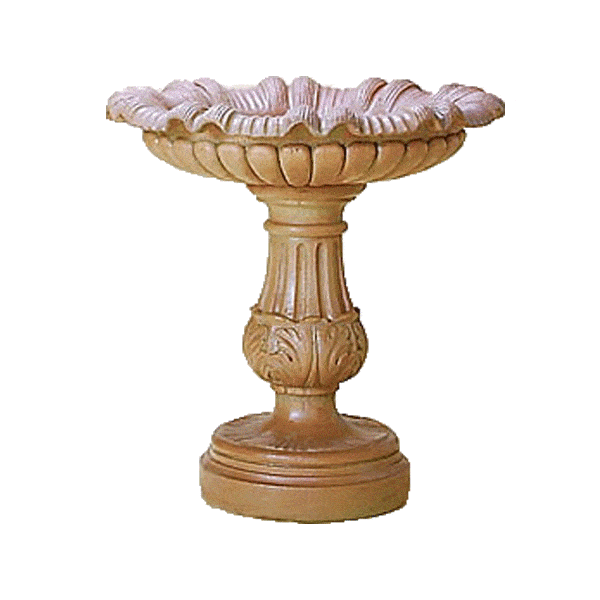 Corsica Bird Bath or Planter Cast Stone Outdoor Garden Fountain Fountain Tuscan 