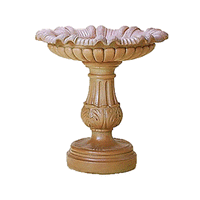 Thumbnail for Corsica Bird Bath or Planter Cast Stone Outdoor Garden Fountain Fountain Tuscan 