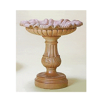 Thumbnail for Corsica Bird Bath or Planter Cast Stone Outdoor Garden Fountain Fountain Tuscan 