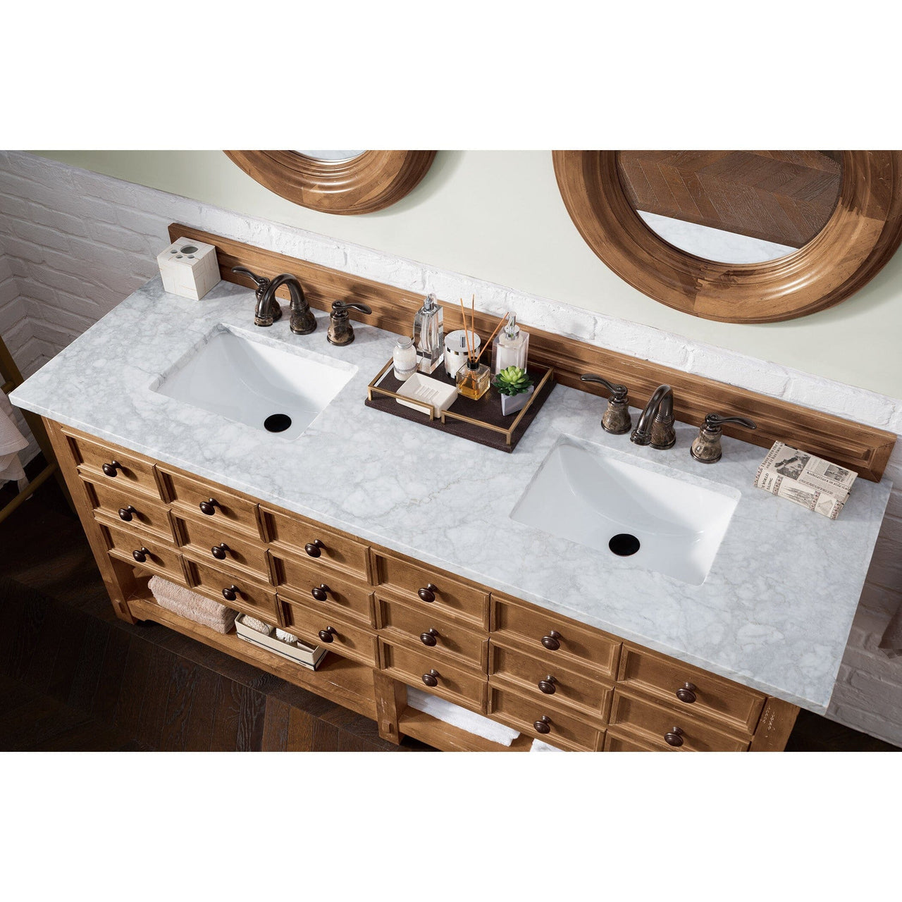 James Martin Malibu 72" Double Vanity Vanity James Martin 