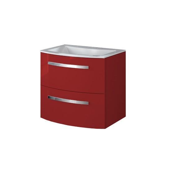 Latoscana Palito 22" Modern Red Glossy Bathroom Vanity Vanity Latoscana 