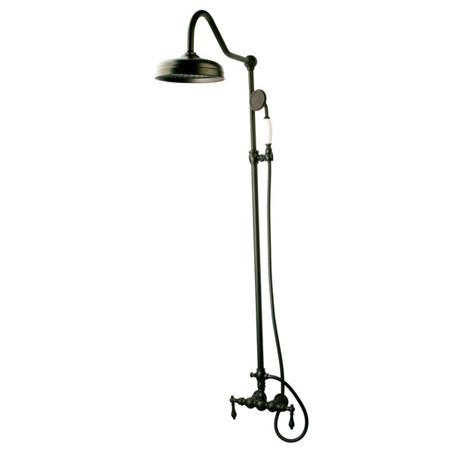 Kingston Brass Vintage Clawfoot Tub Shower Combination Clawfoot Tub Shower Combination Kingston Brass 