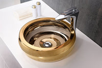 Thumbnail for ANZZI Regalia Series LS-AZ181 Vessel Sink - Glass Bathroom Sink ANZZI 