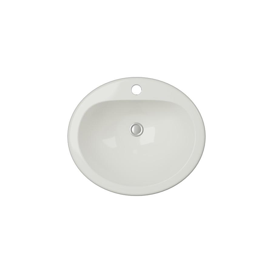 Cantrio Vitreous China top mount sink Ceramic Series Cantrio 