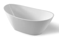 Thumbnail for ANZZI Cross Series 5.58 ft. Freestanding Bathtub in White FreeStanding Bathtub ANZZI 