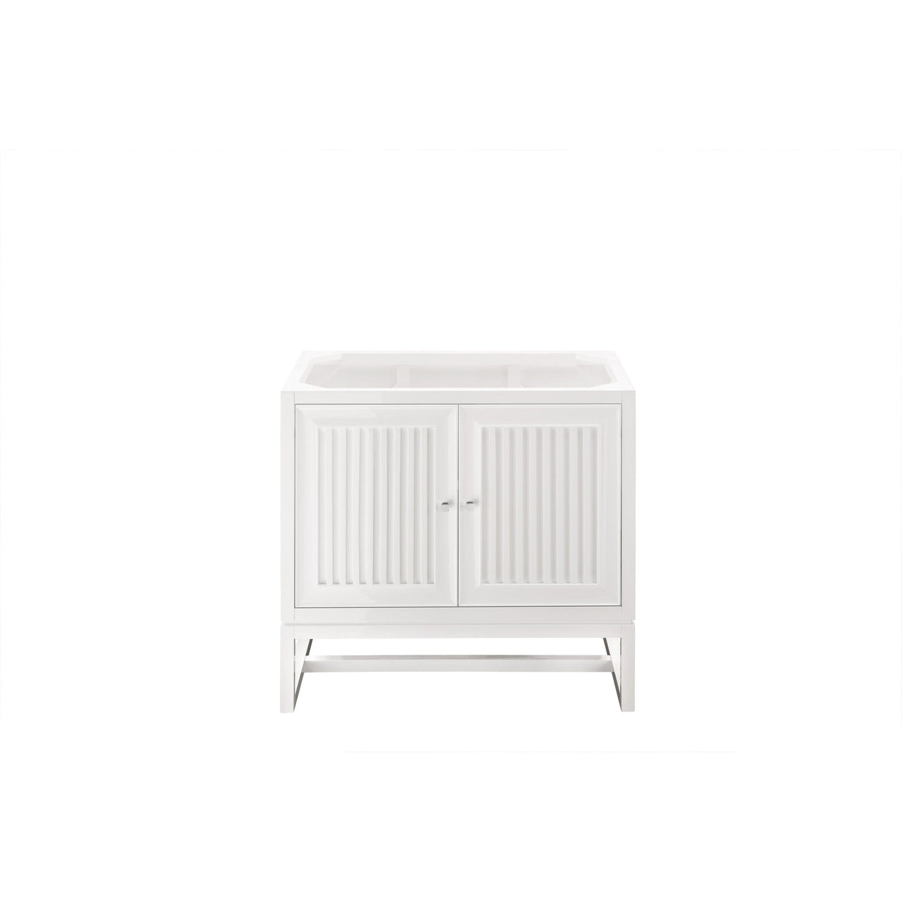 James Martin Athens 36" Single Vanity Vanity James Martin Glossy White Cabinet Only 