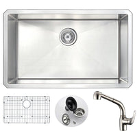 Thumbnail for ANZZI VANGUARD Series KAZ3018-095 Kitchen Sink Kitchen Sink ANZZI 