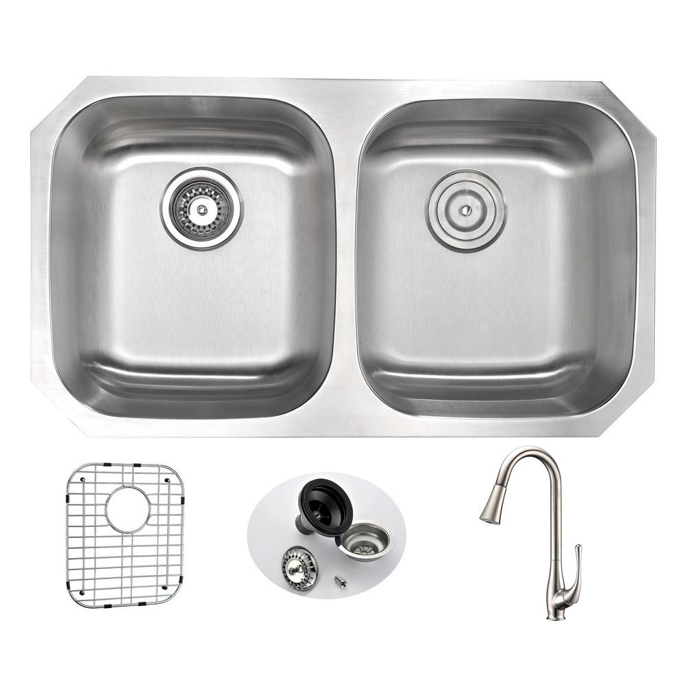 ANZZI MOORE Series KAZ3218-042 Kitchen Sink Kitchen Sink ANZZI 