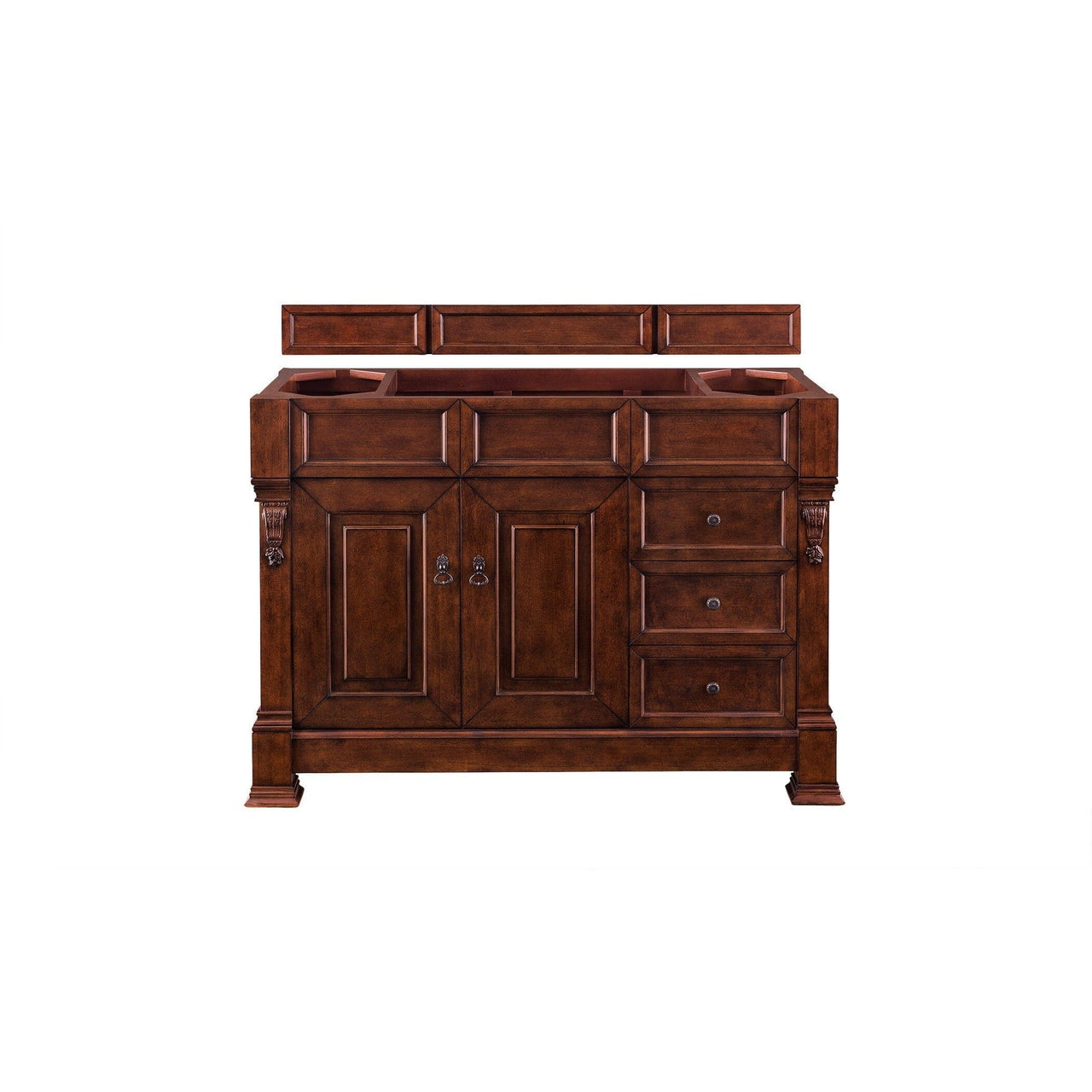 James Martin Brookfield 48" Single Vanity Vanities James Martin Warm Cherry Cabinet Only 