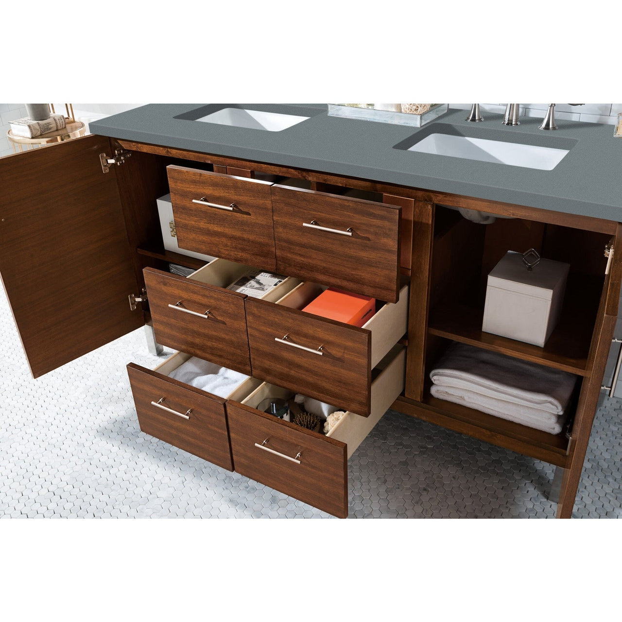 James Martin Metropolitan 60" Double Vanity Vanity James Martin 