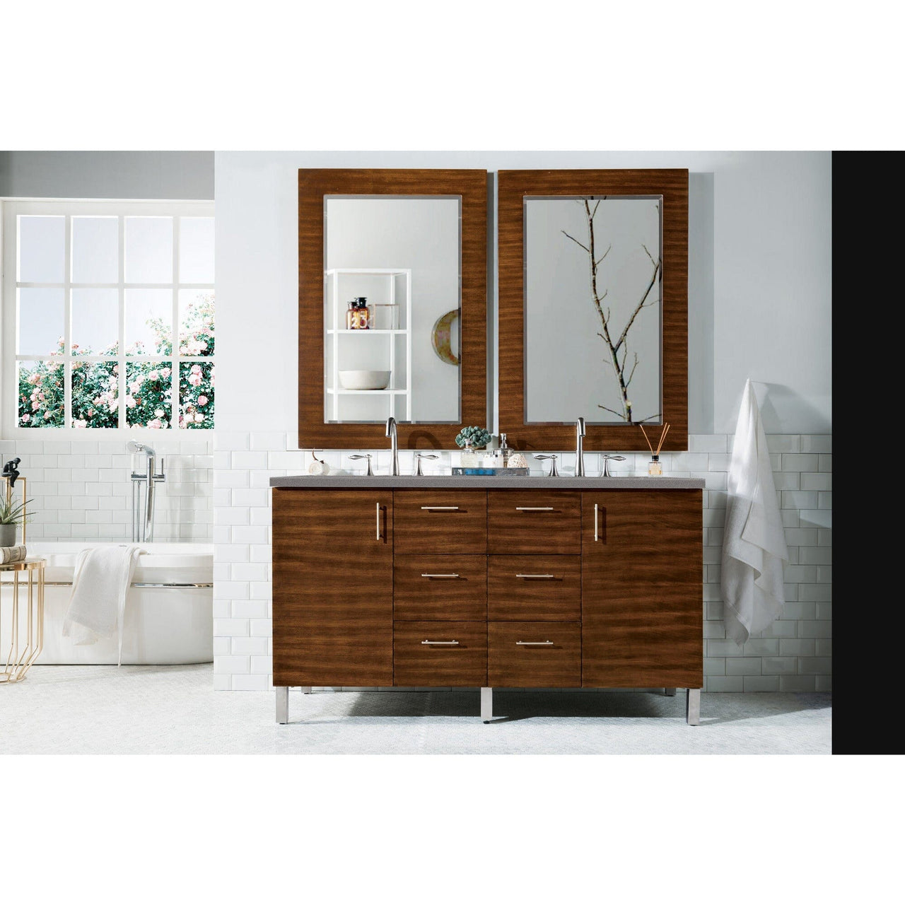James Martin Metropolitan 60" Double Vanity Vanity James Martin 
