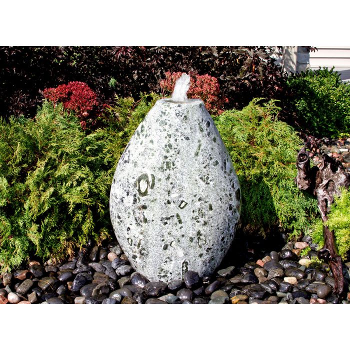 Real Stone Fountains ABART6030 30″ Green Marble - Almond Fountain Kit Fountain Blue Thumb 