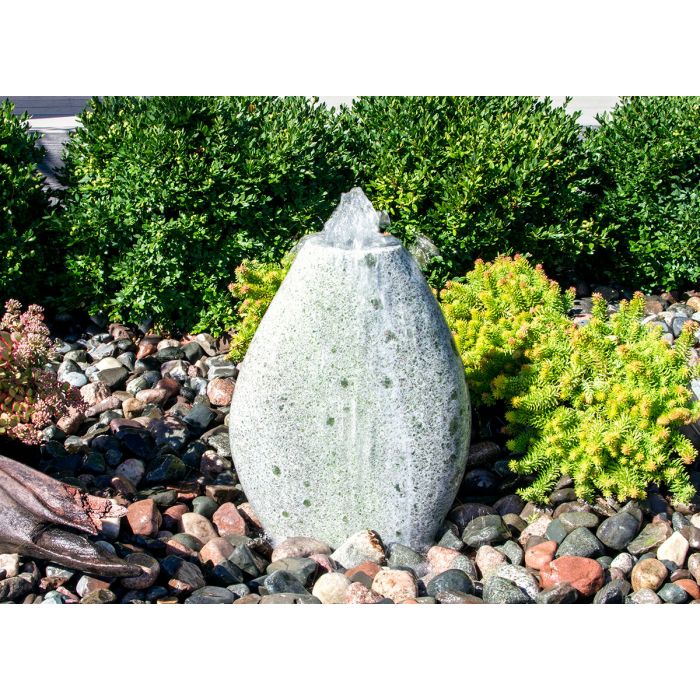 Real Stone Fountains ABART6018 18″ Green Marble - Almond Fountain Kit Fountain Blue Thumb 