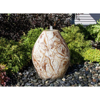 Thumbnail for Real Stone Fountains ABART6424 24″ Red Marble - Almond Fountain Kit Fountain Blue Thumb 