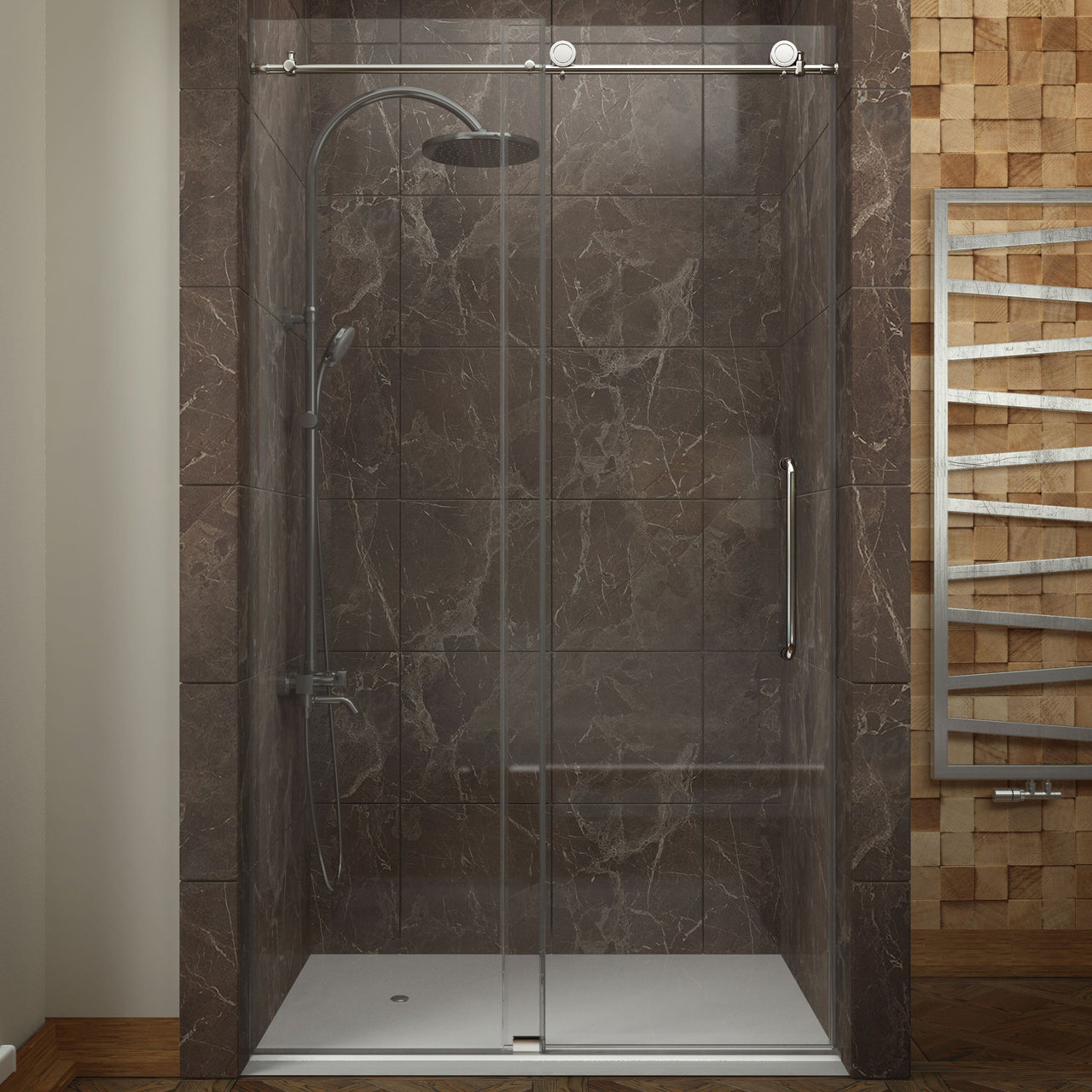 ANZZI MADAM Series SD-AZ13-02CH Shower Doors Shower Doors ANZZI 