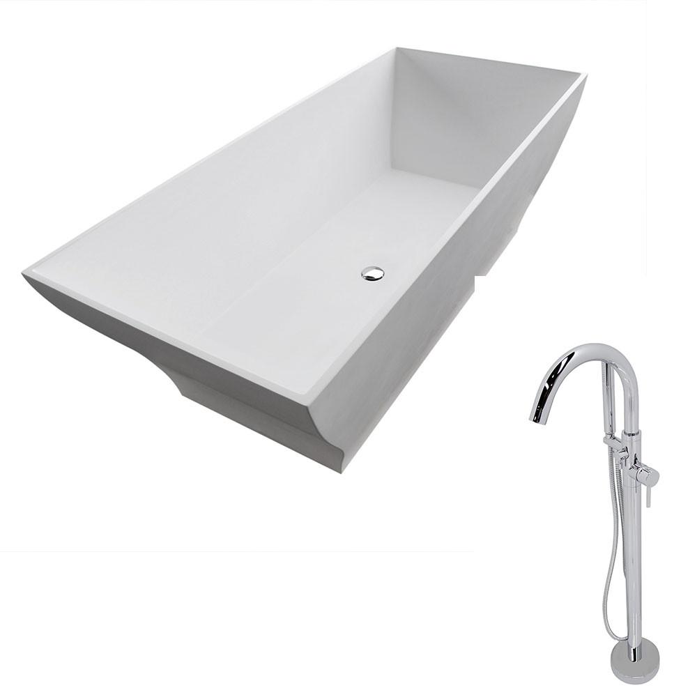 ANZZI Crema FT509-0025 FreeStanding Bathtub FreeStanding Bathtub ANZZI 
