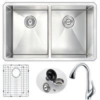 Thumbnail for ANZZI VANGUARD Series K32192A-031 Kitchen Sink Kitchen Sink ANZZI 
