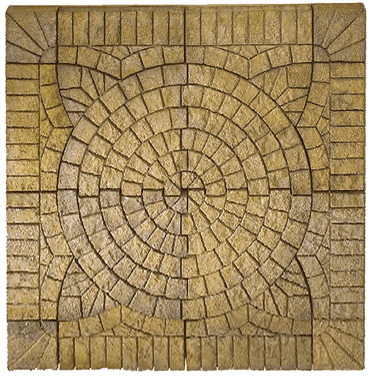 Slate-Textured Foundation for Fountain and Statues Fountain Tuscan 