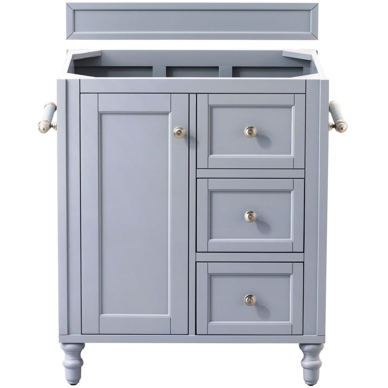 James Martin Copper Cove Encore 30" Single Vanity Vanity James Martin Silver Gray Cabinet Only 
