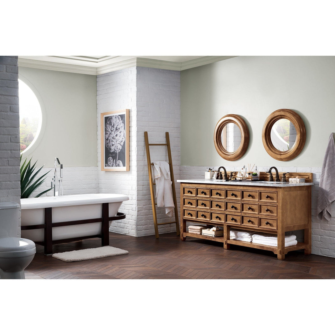 James Martin Malibu 72" Double Vanity Vanity James Martin 