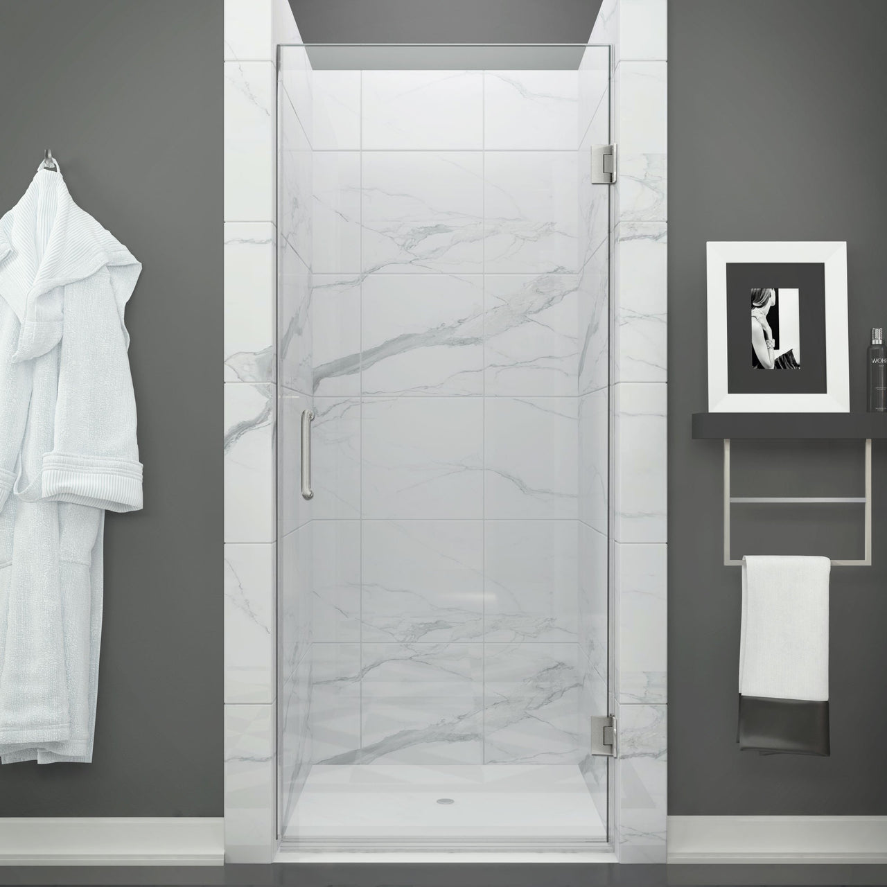 ANZZI FELLOW Series SD-AZ09-02BN Shower Doors Shower Doors ANZZI 