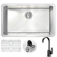 Thumbnail for ANZZI VANGUARD Series KAZ3018-035O Kitchen Sink Kitchen Sink ANZZI 